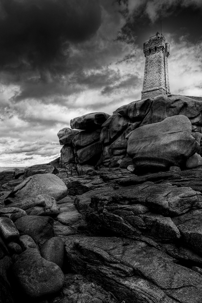 Le phare de Men Ruz à Ploumanach