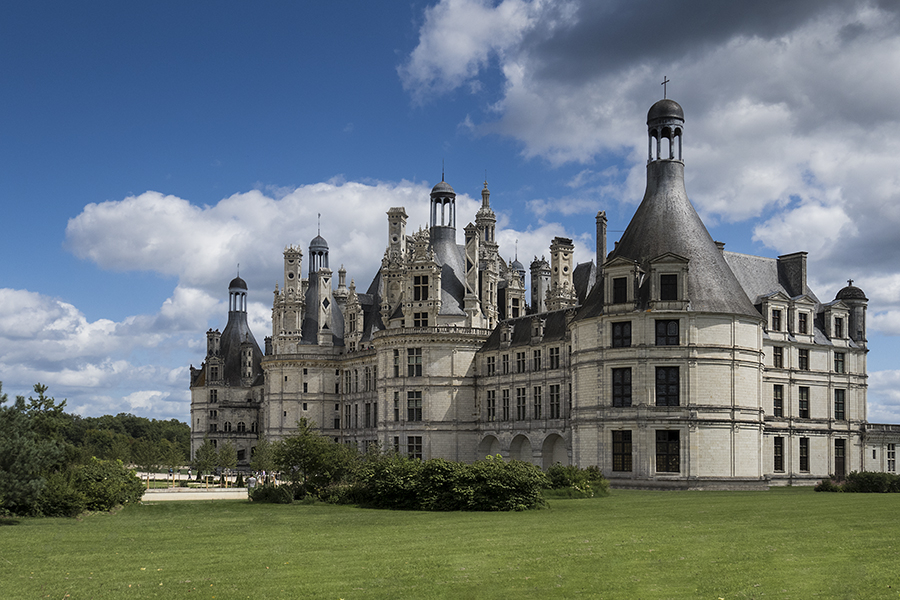 Château de Chambord : Vue arrière