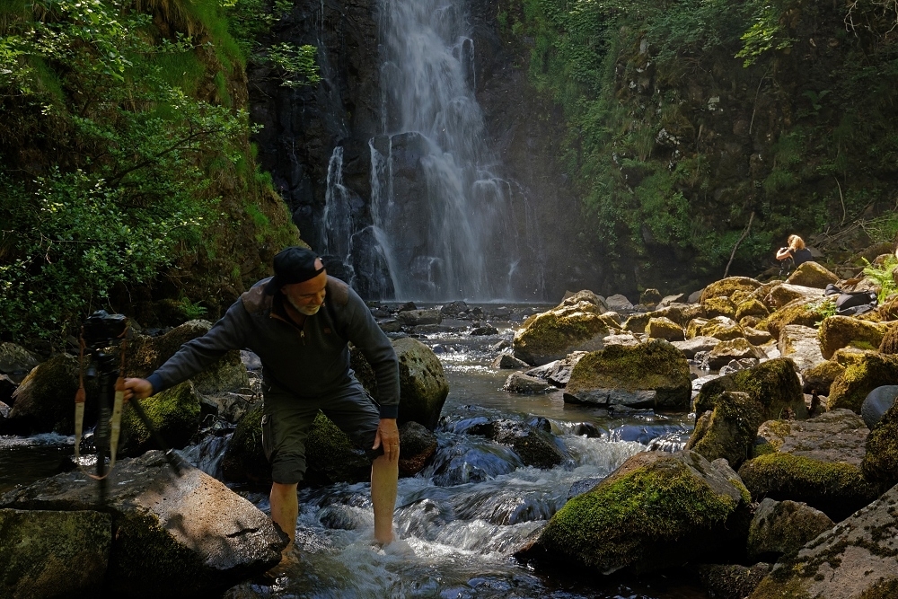 Les pieds dans l'eau