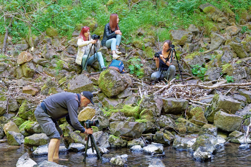 Yannick, Steph, Gaelle, Isabelle