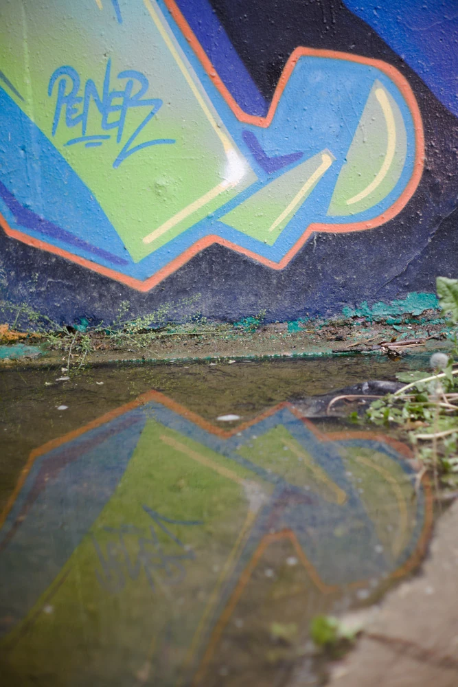 Reflet graffiti